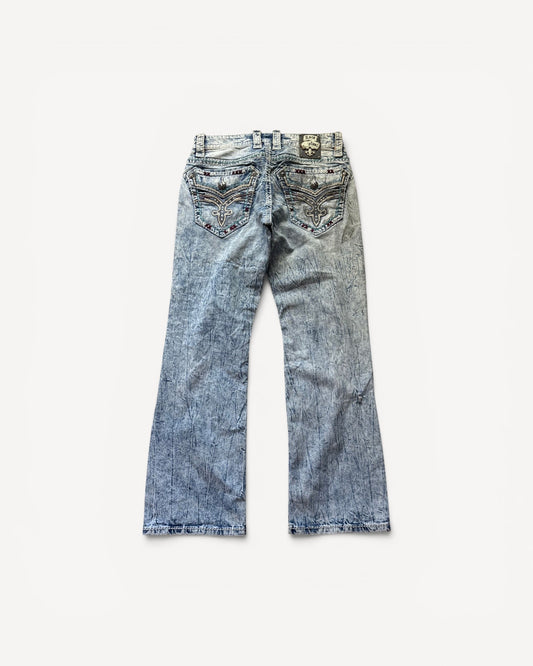 ROCK REVIVAL JEANS W32 L32 #RR8