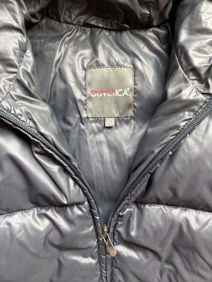 DUVETICA NAVY WOMEN PUFFER JACKET (M)