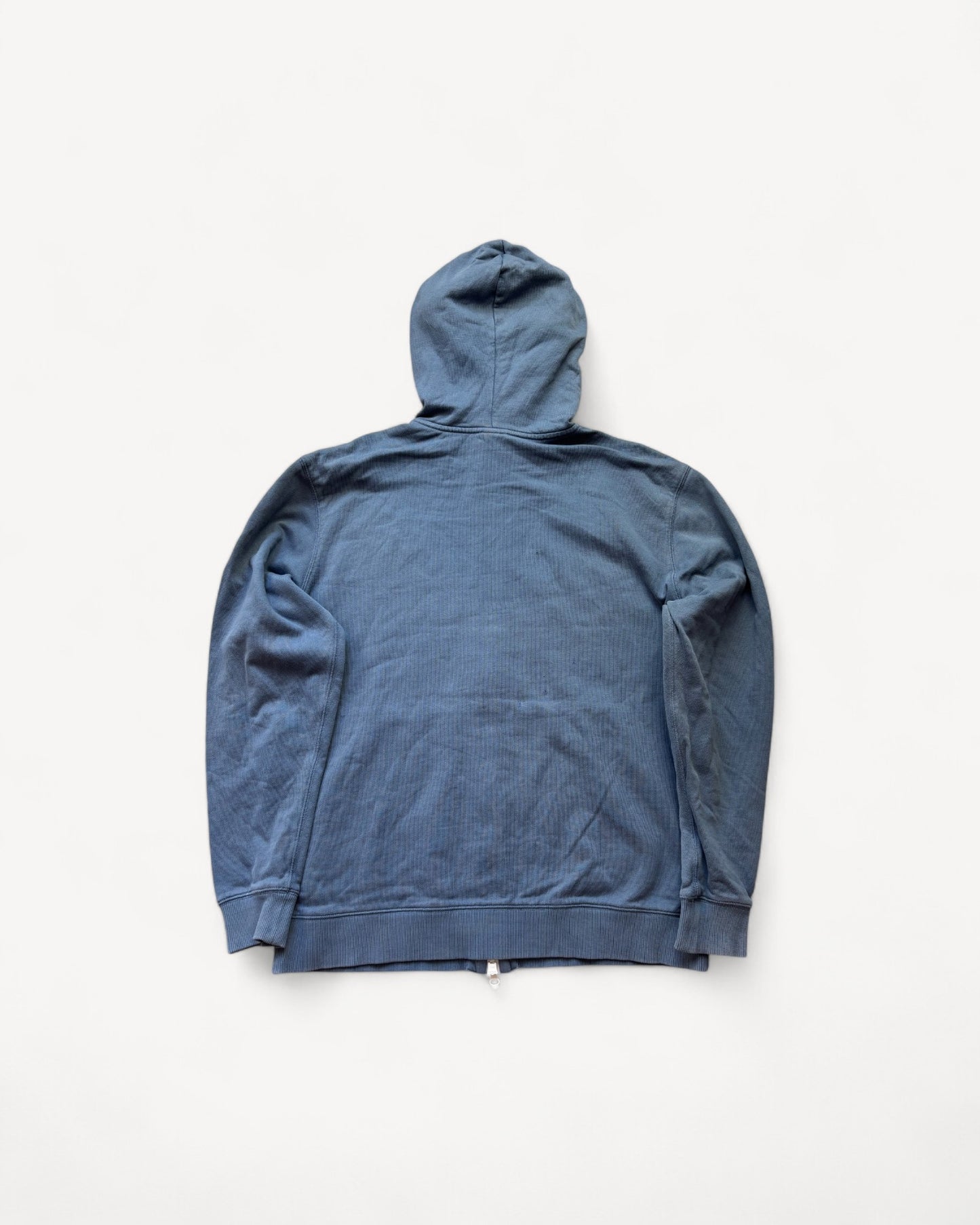 LACOSTE GREY ZIP UP HOODIE (L)