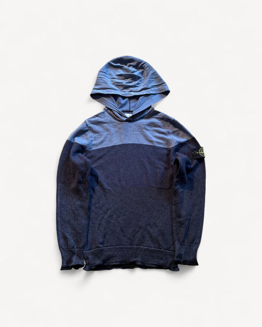 STONE ISLAND KNITTED HOODIE (XS)