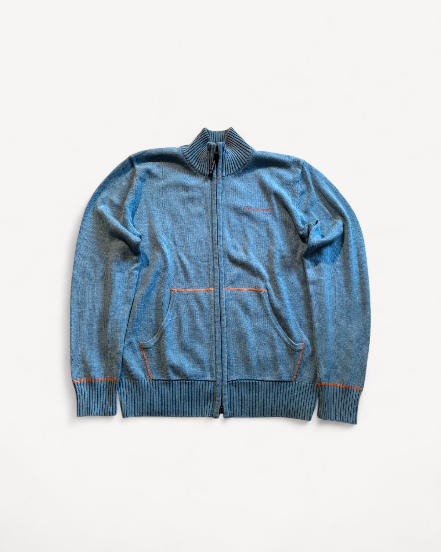 WOOLRICH ZIP UP KNIT (L)