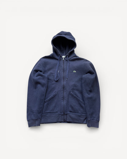 LACOSTE NAVY ZIP UP VEST (M)