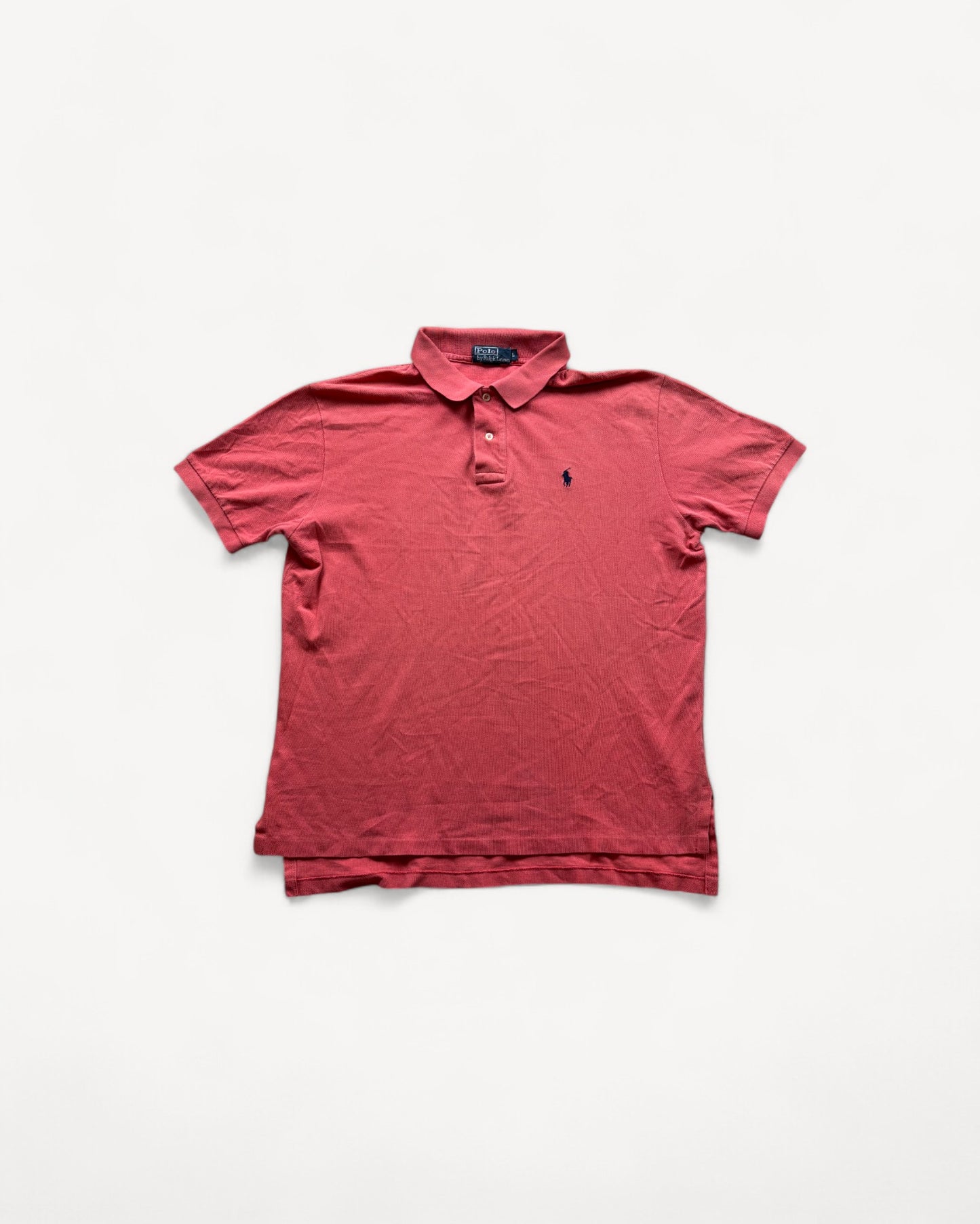 RALPH LAUREN POLO SHIRT PINK (L)