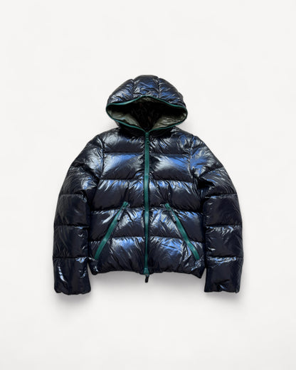 DUVETICA BLACK PUFFER JACKET (S)