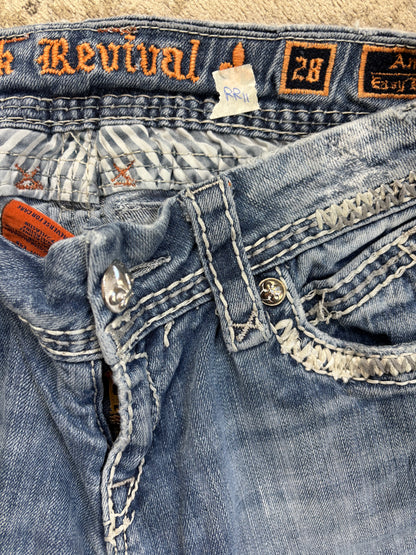ROCK REVIVAL JEANS W28 L32 #RR11
