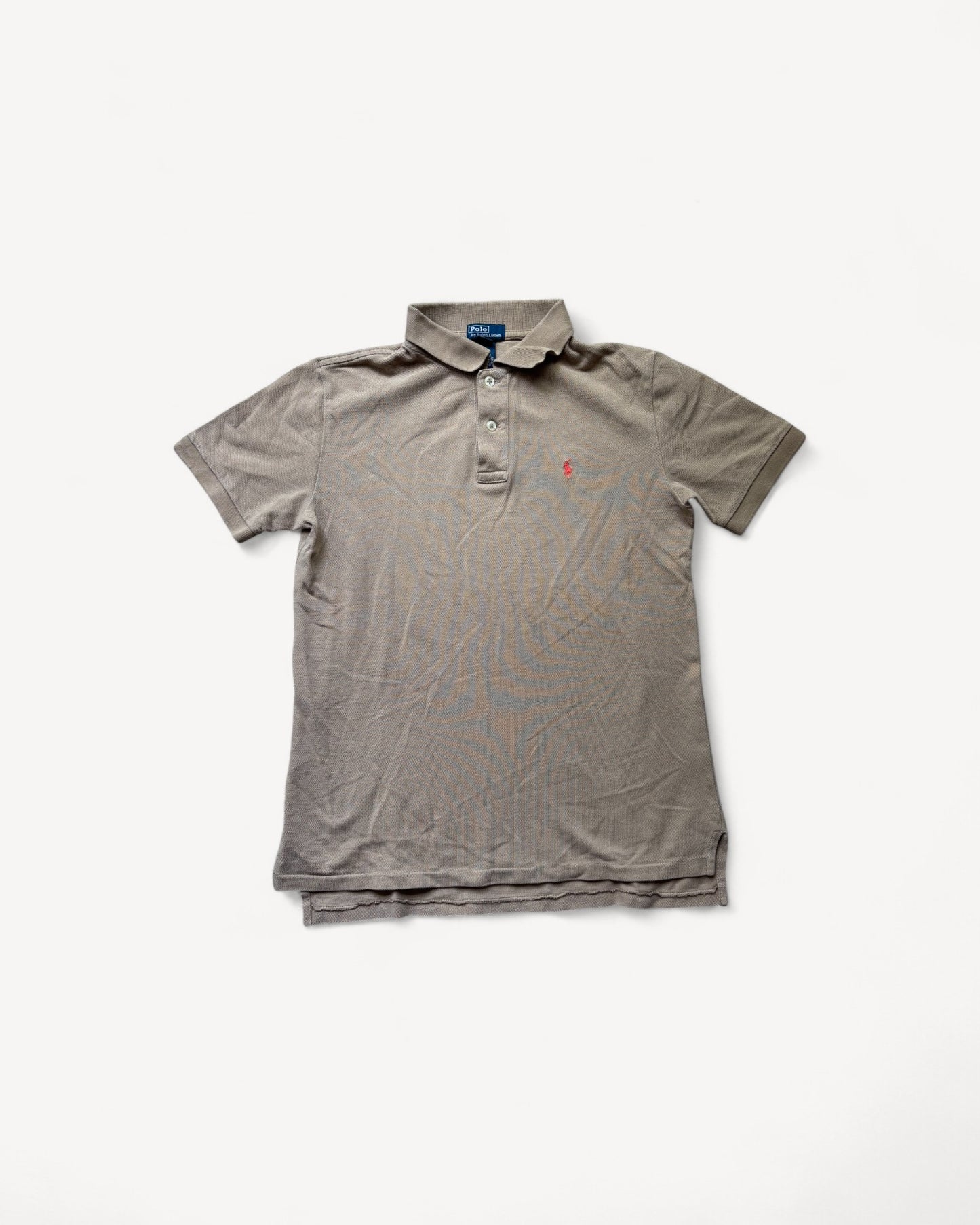 RALPH LAUREN POLO SHIRT BEIGE (S)