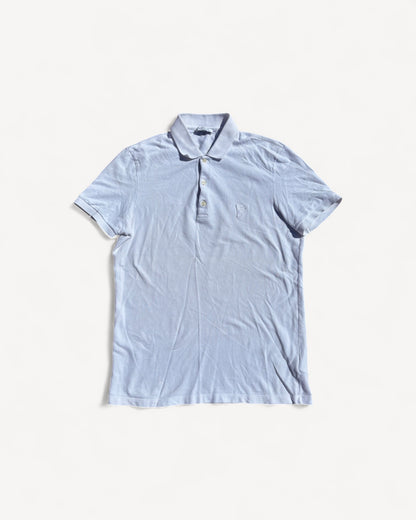 VERSACE WHITE POLO SHIRT (M)