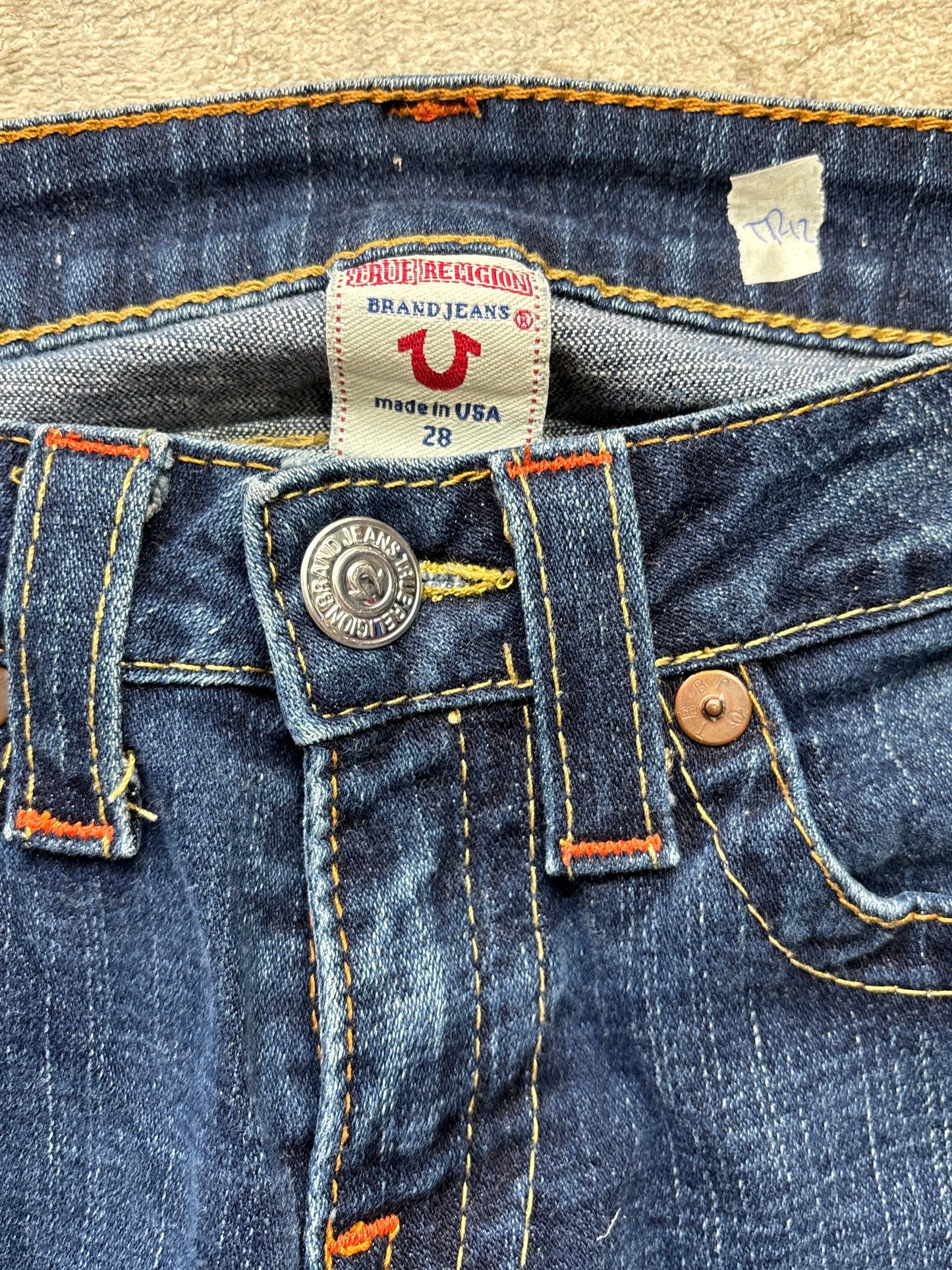 TRUE RELIGION JEANS W28 L32 #TR12