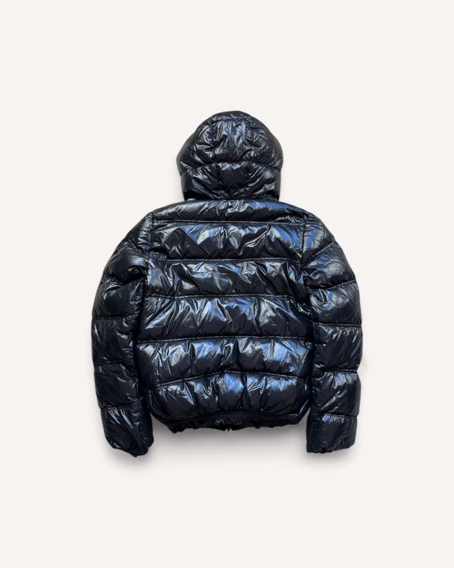 DUVETICA BLACK PUFFER JACKET (S)