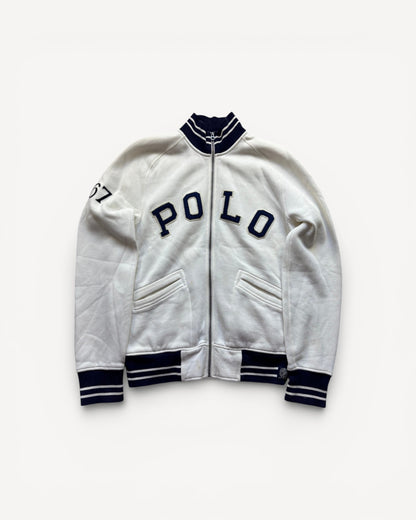 RALPH LAUREN WHITE ZIP UP VEST (L)