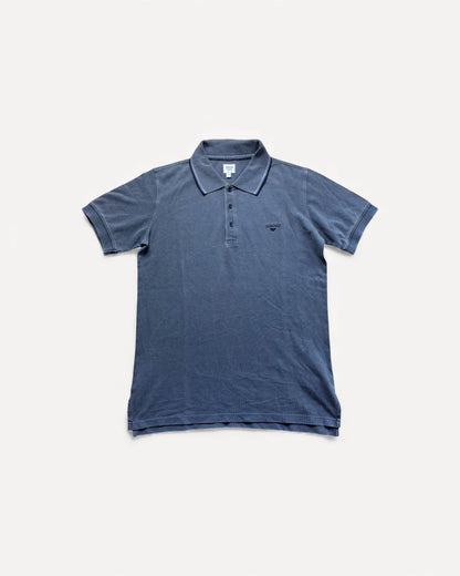 ARMANI NAVY POLO SHIRT (M)