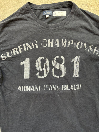 ARMANI BLACK T-SHIRT (M)