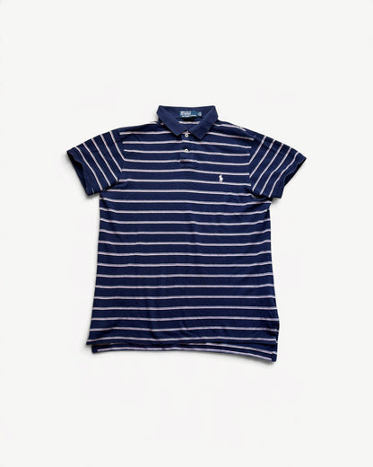 RALPH LAUREN POLO SHIRT STRIPED (L)