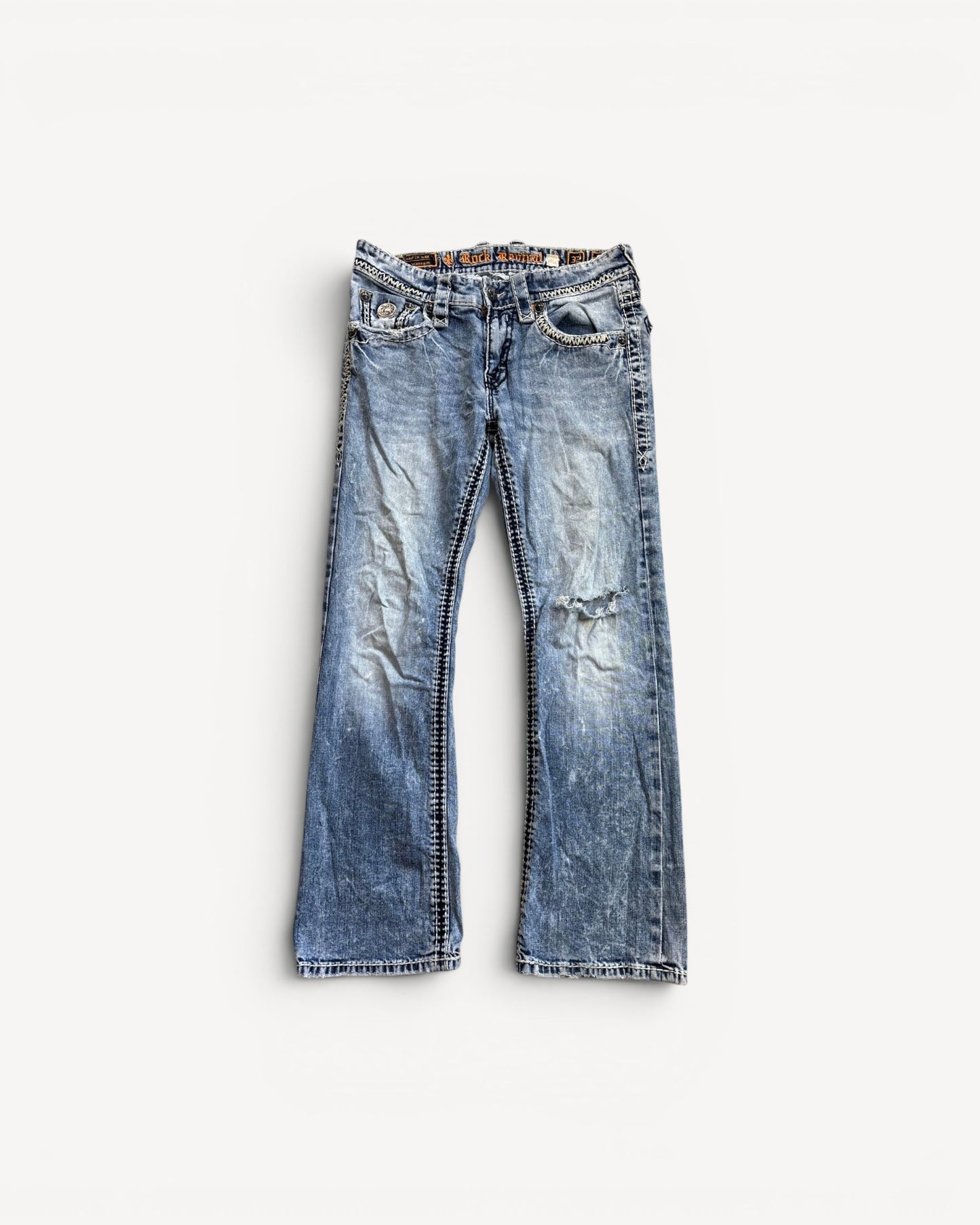 ROCK REVIVAL JEANS W32 L30 #RR33