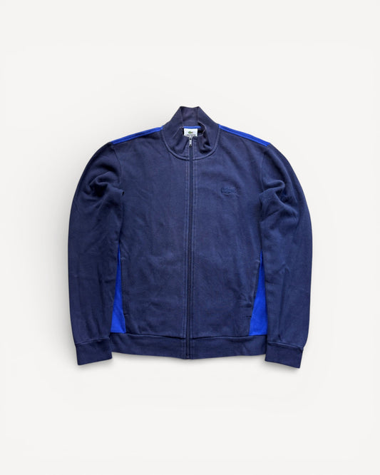 LACOSTE BLUE ZIP UP VEST (M)