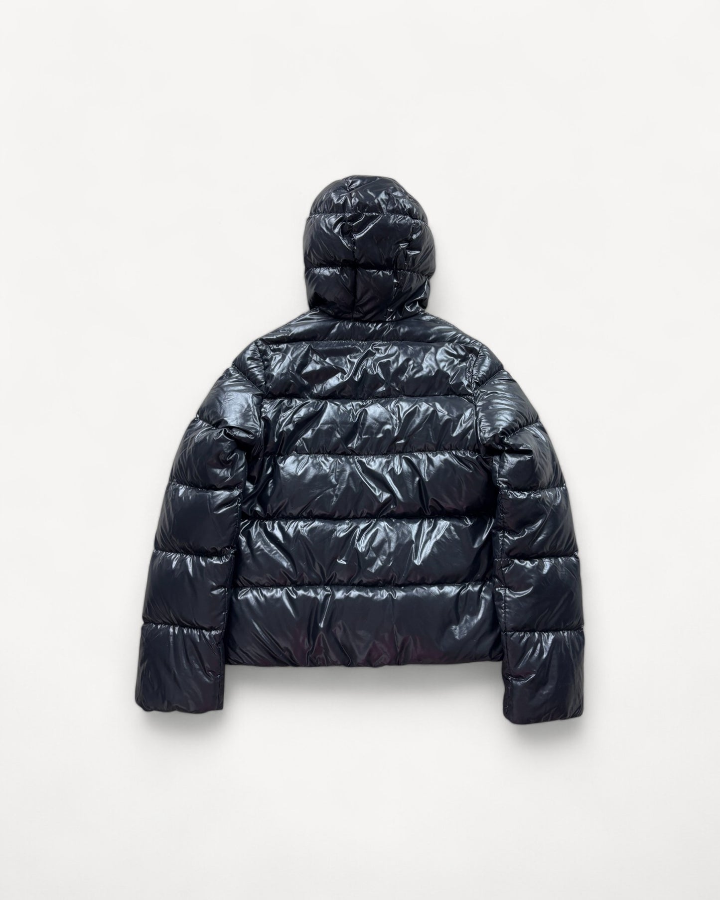 DUVETICA BLACK PUFFER JACKET (S-M)