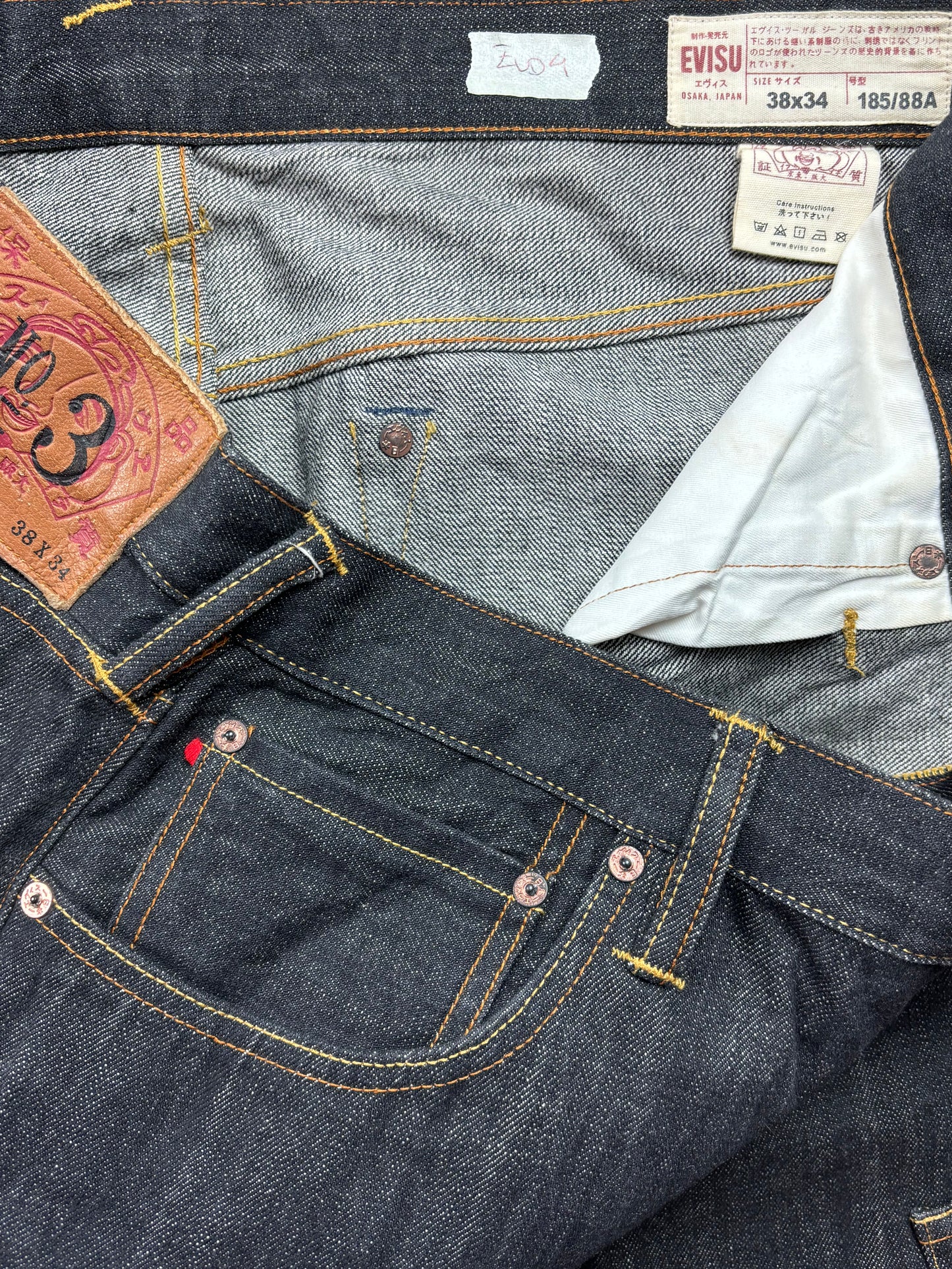 EVISU MULTIPOCKET JEANS W38 L32 #EVD4