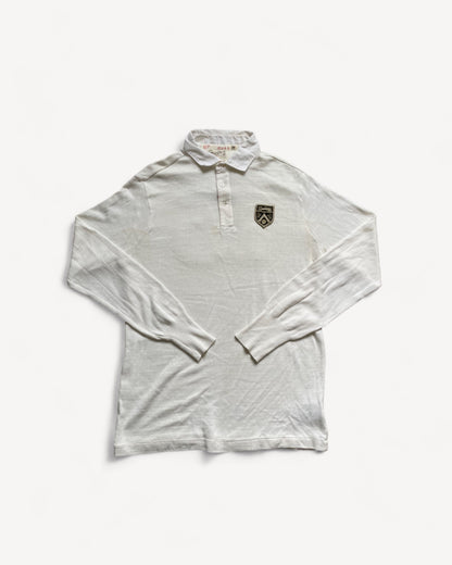 RALPH LAUREN POLO LONGSL. SHIRT WHITE (M)