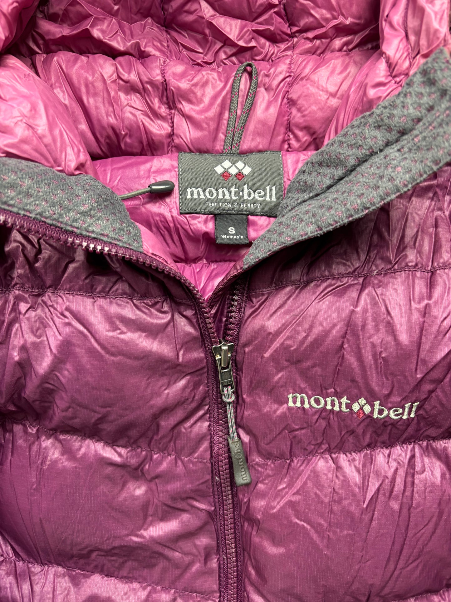 MONTBELL PURPLE PUFFER JACKET (XS/S)