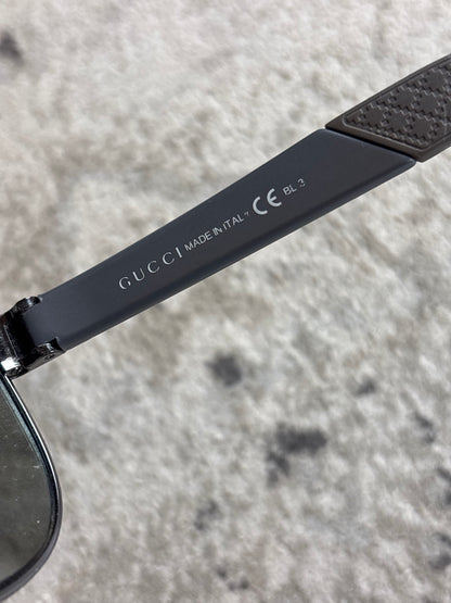 GUCCI BROWN SUNGLASSES