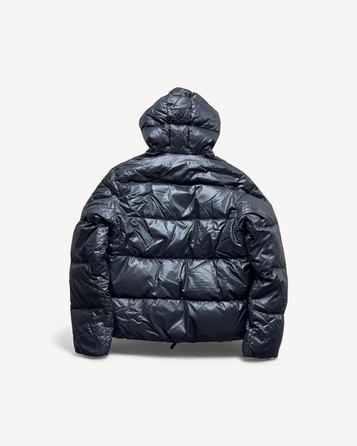 DUVETICA BLACK PUFFER JACKET (M)