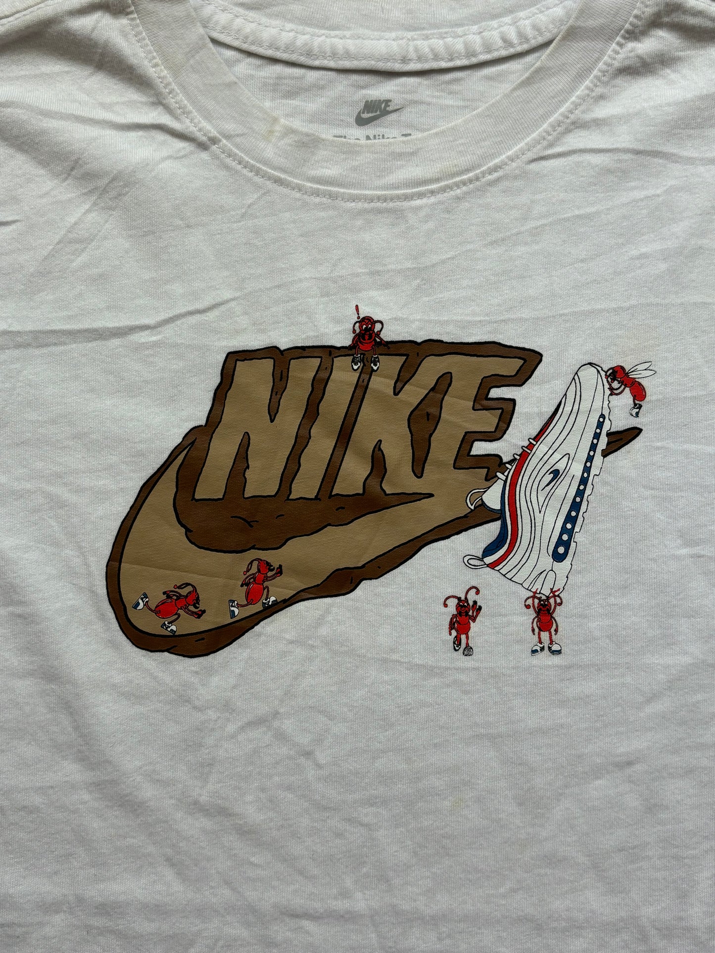 NIKE WHITE T-SHIRT (S)