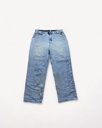 KARL KANI HIP HOP BAGGY JEANS W38 L34 #H11