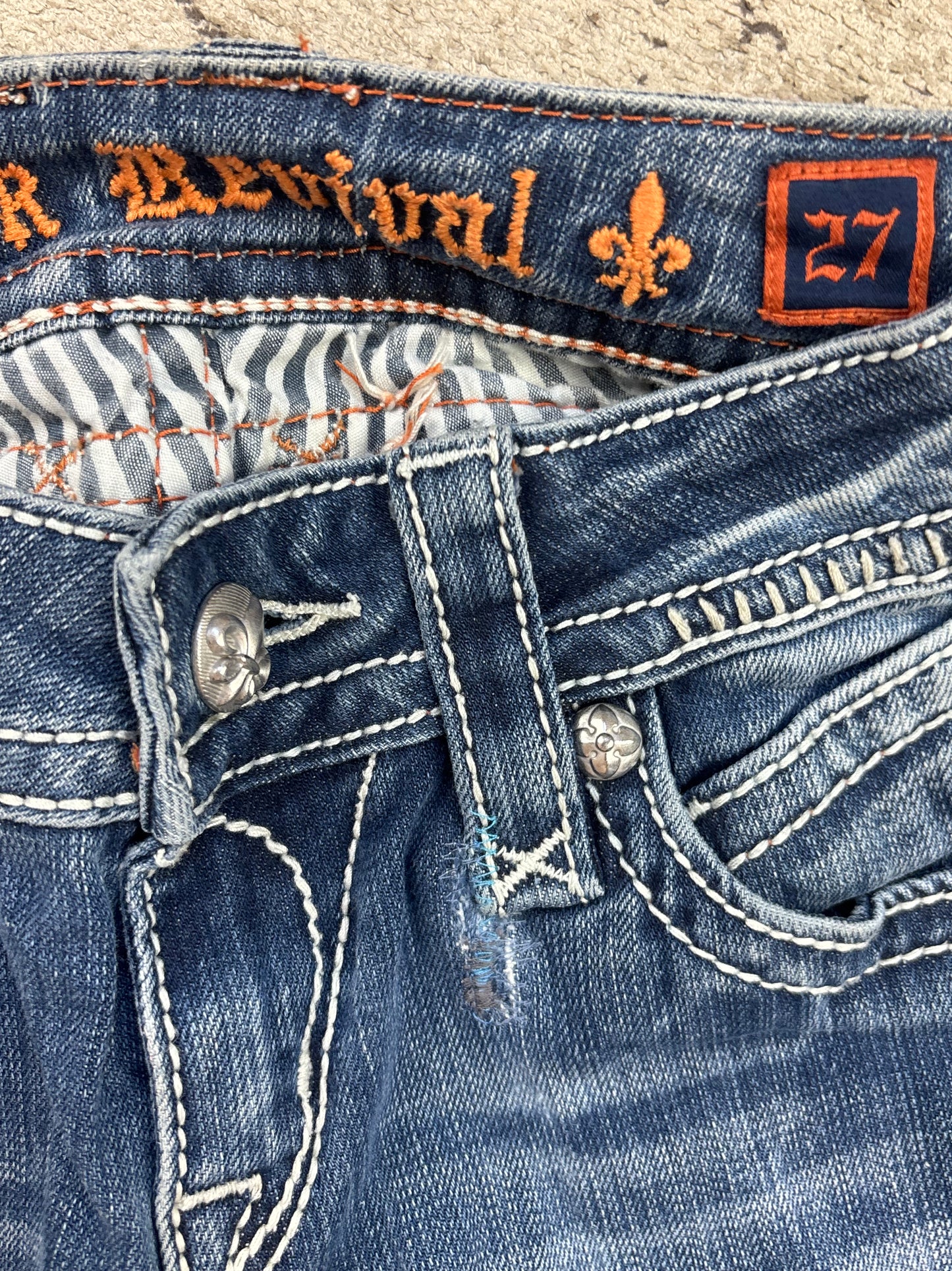 ROCK REVIVAL JEANS W27 L32 #RR2