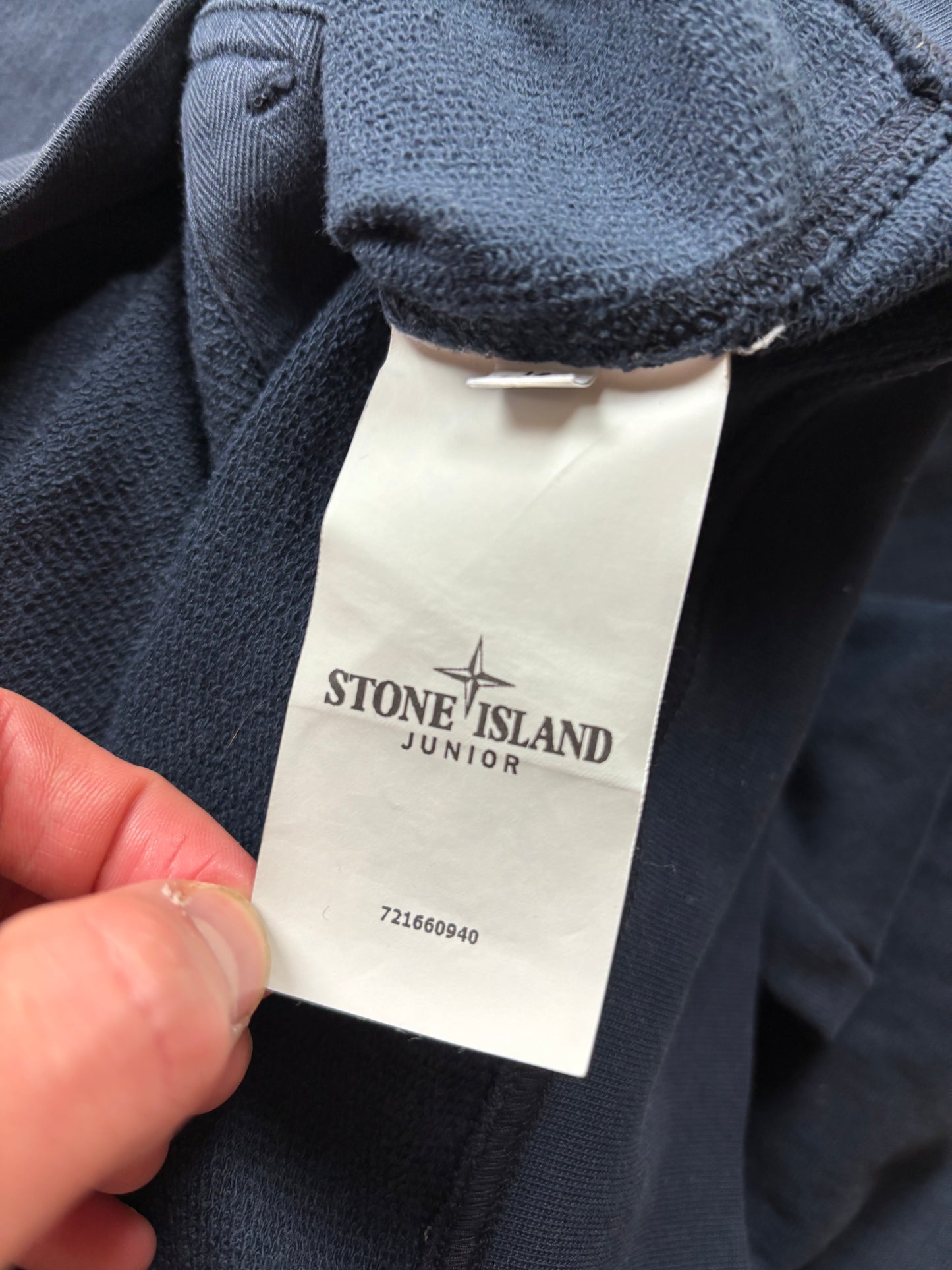 STONE ISLAND ZIP UP HOODIE (S)