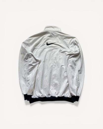 NIKE WHITE ZIP UP VEST (M)