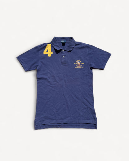 RALPH LAUREN POLO SHIRT NAVY 4 (M)