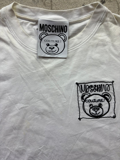 MOSCHINO WHITE T-SHIRT (S)
