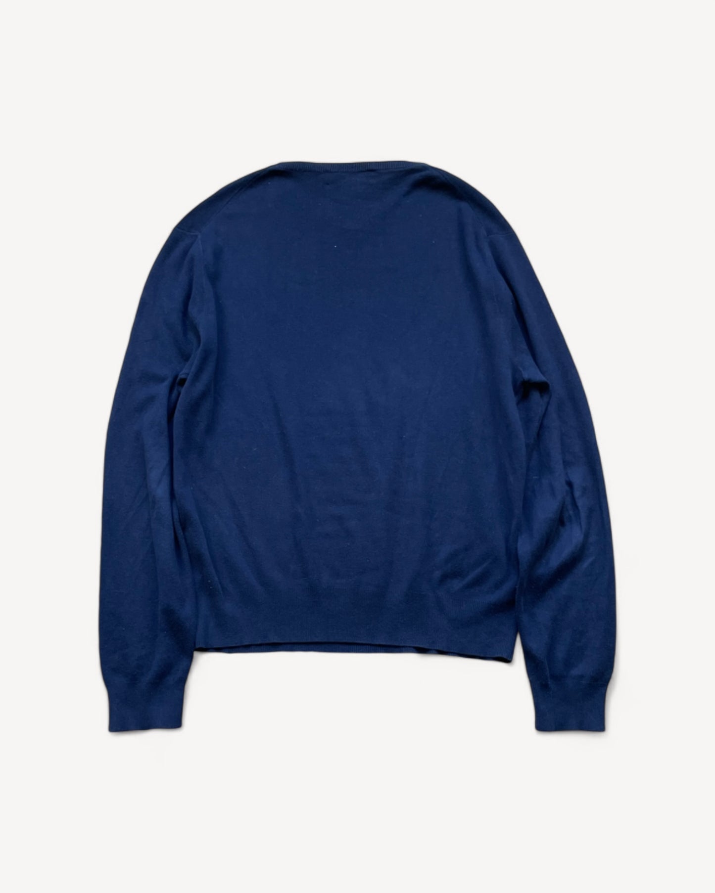 RALPH LAUREN NAVY KNIT (L)