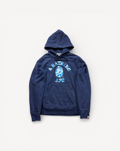 BAPE NAVY HOODIE (M)