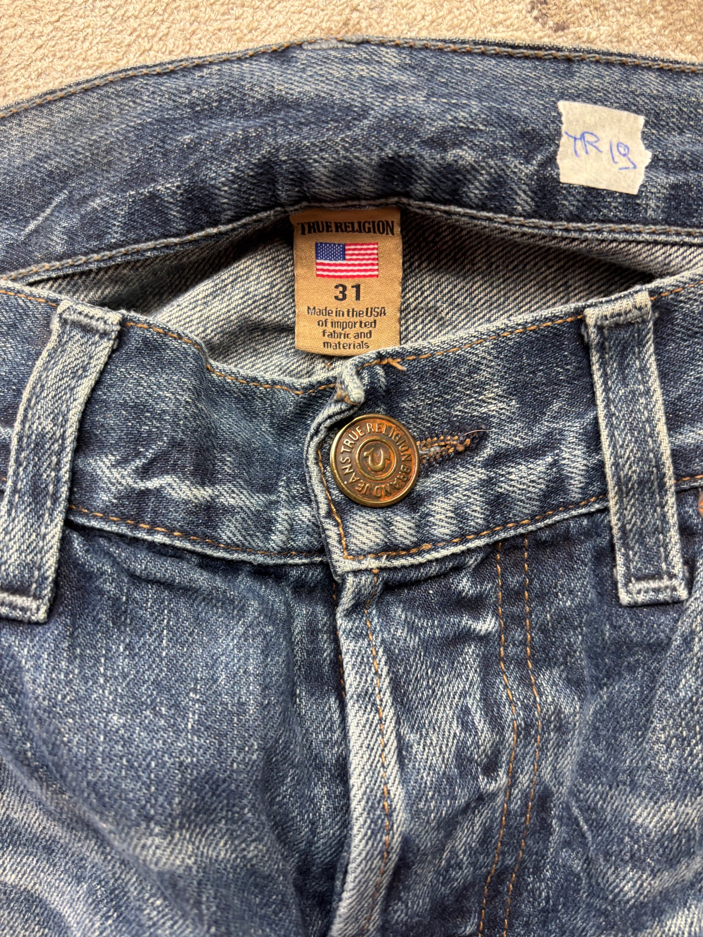 TRUE RELIGION JEANS W31 L32 #TR19