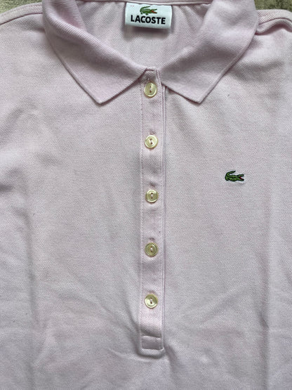 LACOSTE POLO SHIRT PINK (XS)