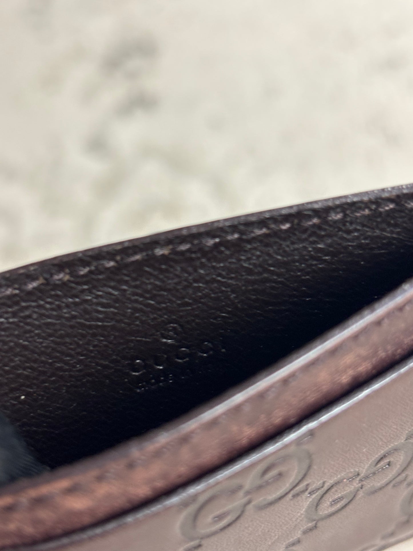 GUCCI MONOGRAM CARDHOLDER