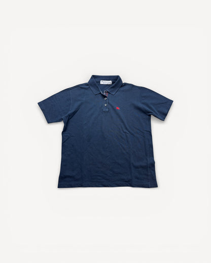 BURBERRY NAVY POLO SHIRT (M)