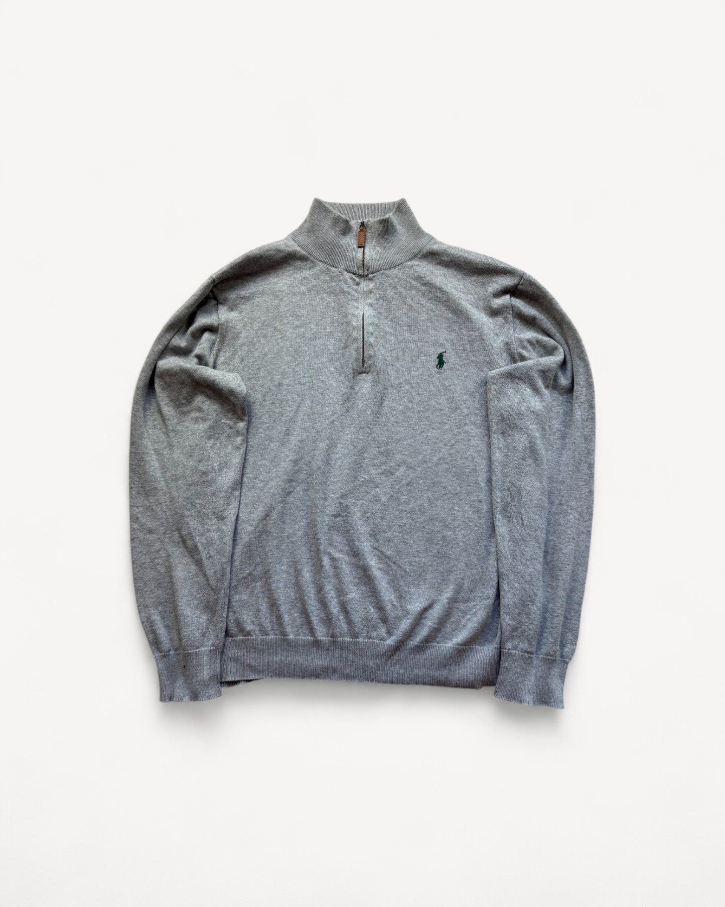 RALPH LAUREN HALF ZIP UP KNIT (L/XL)