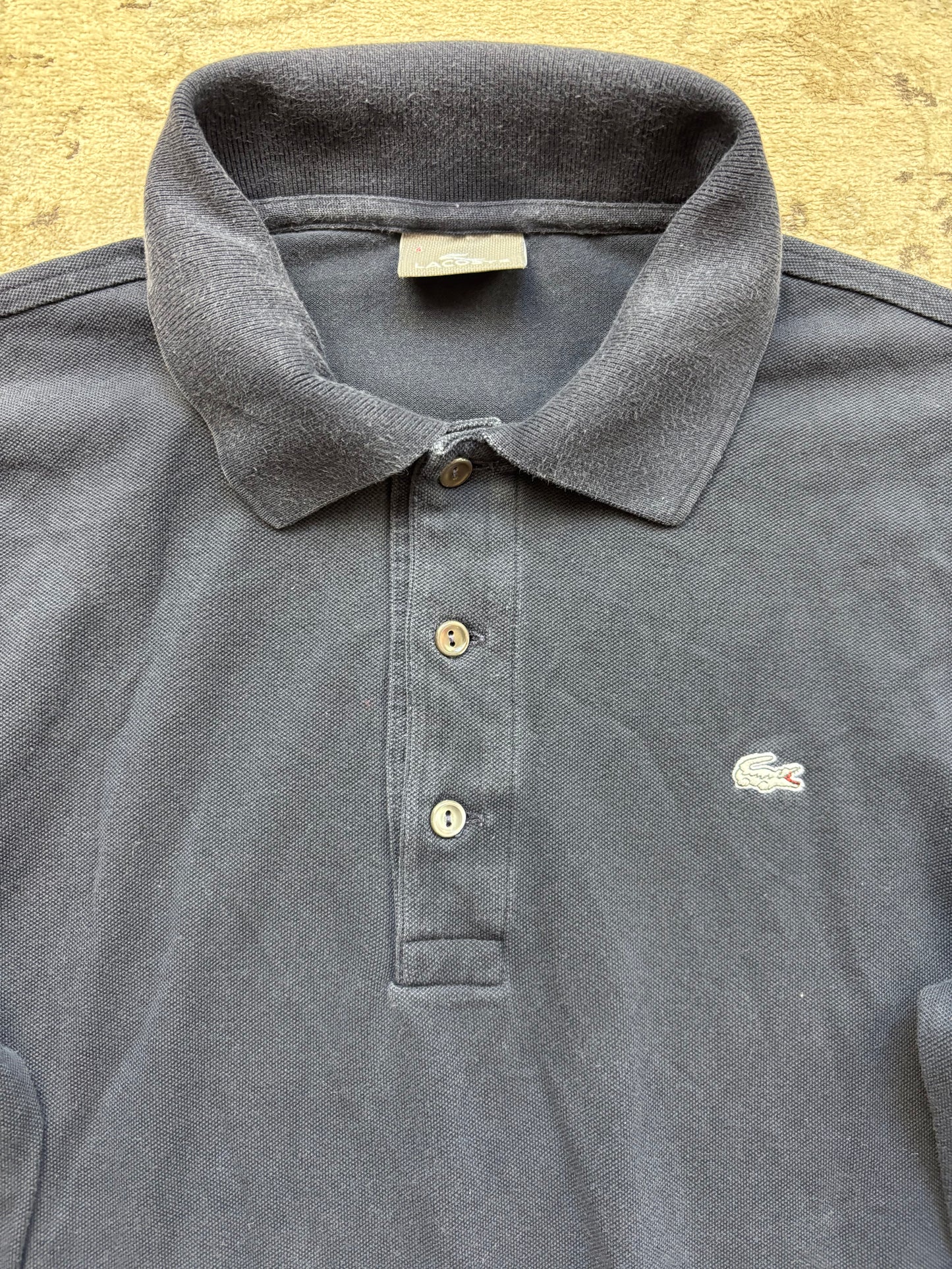 LACOSTE LONGSL. POLO SHIRT BLACK (M)