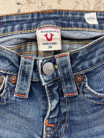 TRUE RELIGION JEANS W24 L32 #TR6