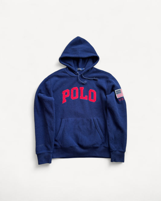 RALPH LAUREN NAVY HOODIE (M)