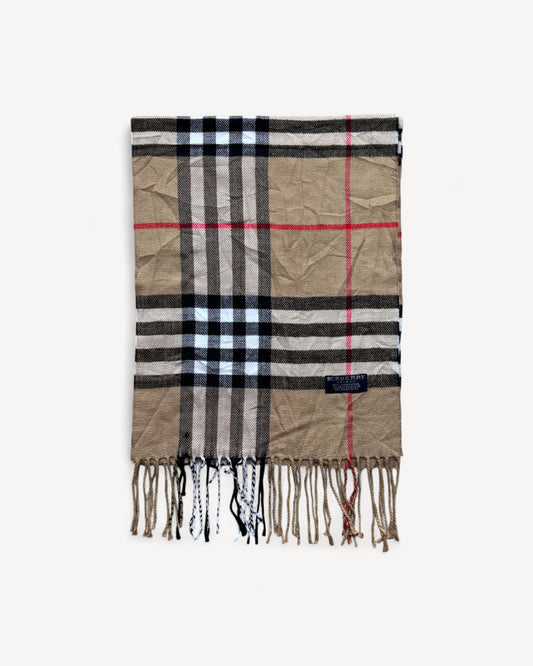 BURBERRY NOVACHECK SCARF BEIGE