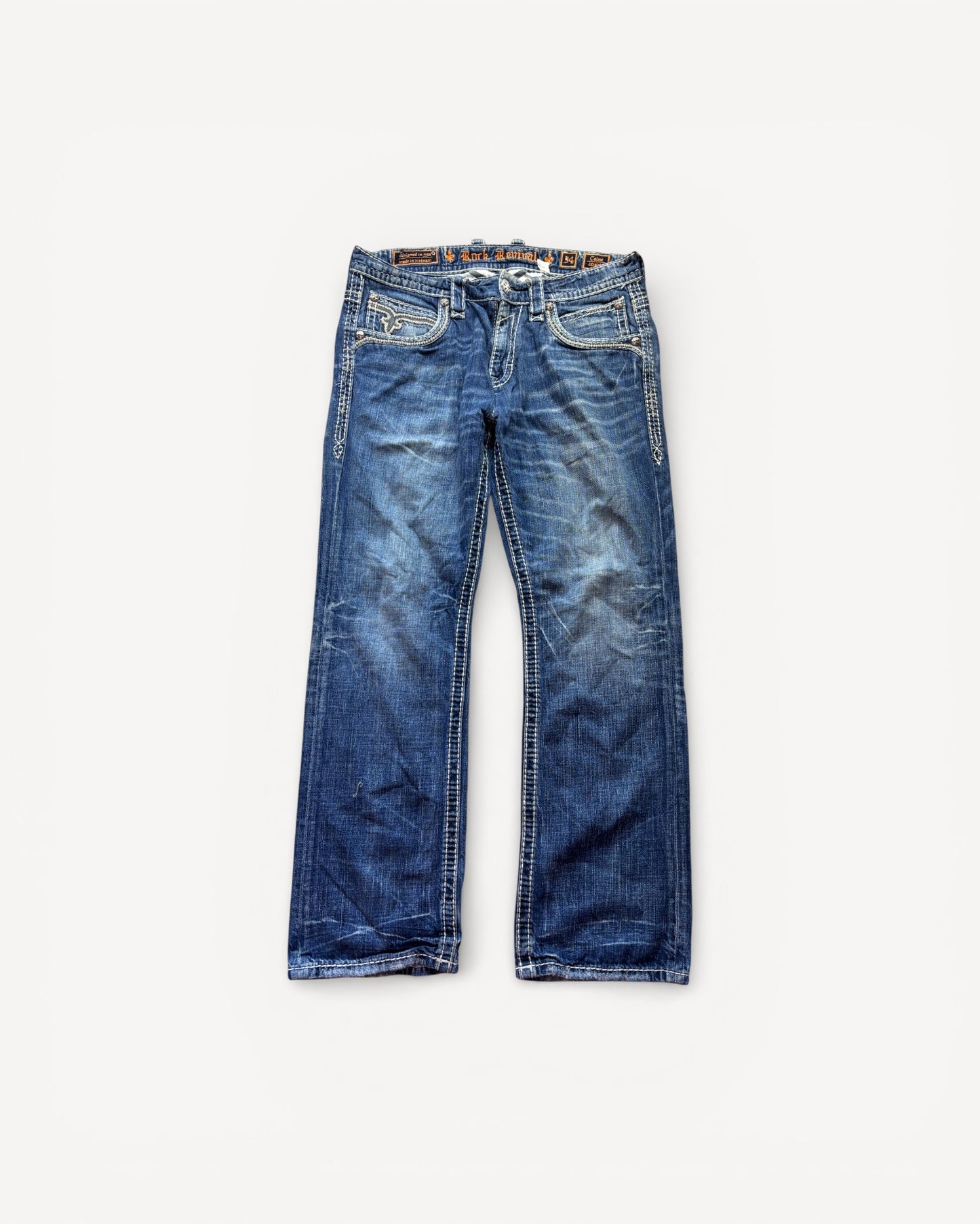 ROCK REVIVAL JEANS W34 L32 #RR20