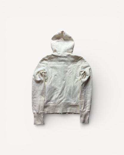 BURBERRY BEIGE FUR ZIP UP HOODIE (S)