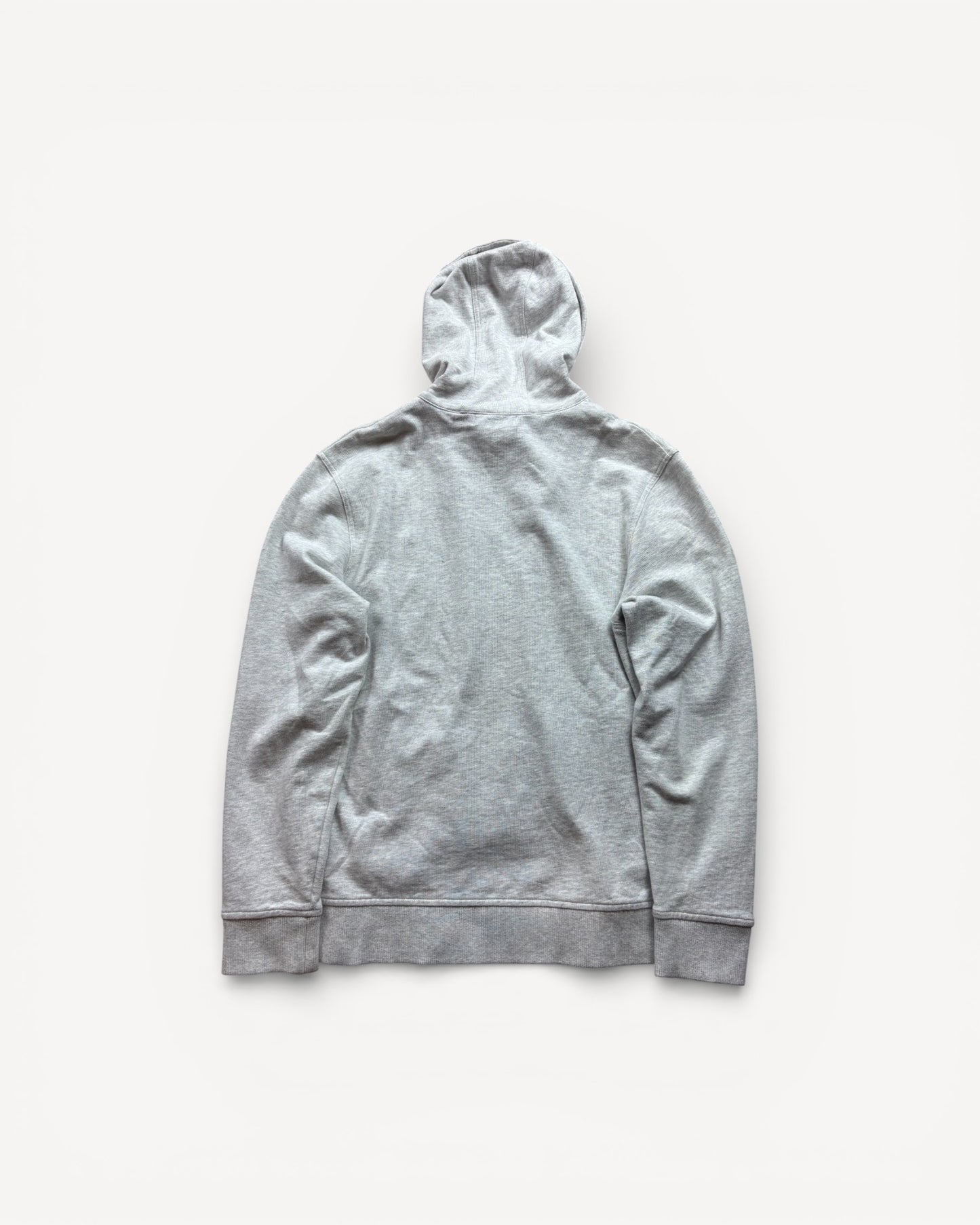 BURBERRY GREY FUR ZIP UP HOODIE (S)