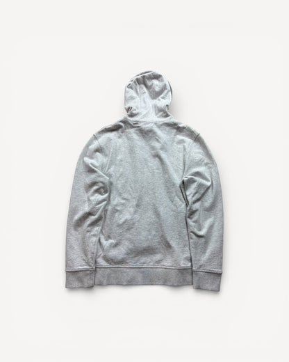 BURBERRY GREY FUR ZIP UP HOODIE (S)