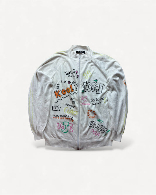 ICEBERG ZIP UP KNIT (L)