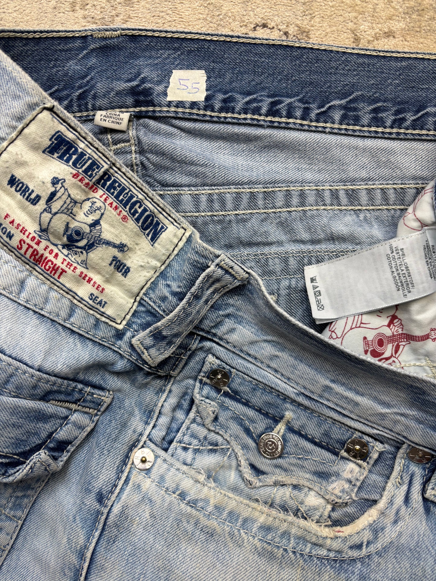 TRUE RELIGION JEANS W34 L34 #TR55