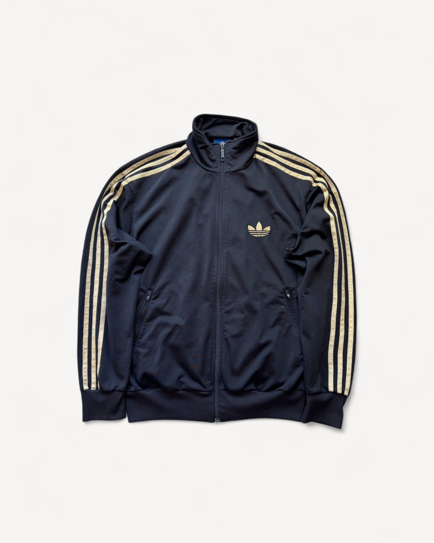 ADIDAS BLACK ZIP UP VEST (M)